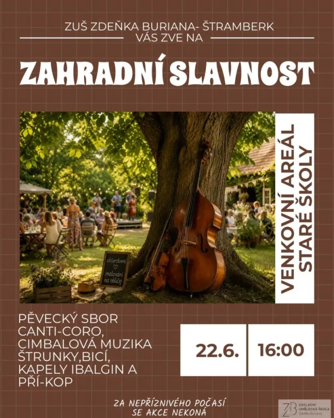 Plakát: Zahradní slavnost