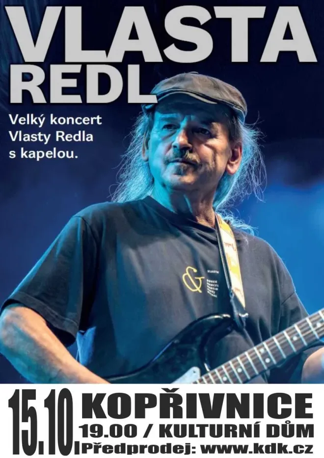 Plakát: Vlasta Redl s kapelou